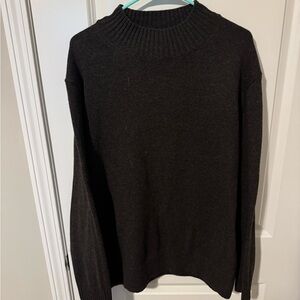 H&M Dark Brown Wool Blend Knit Sweater